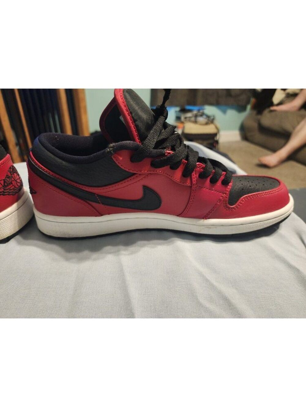 Nike Air Jordan Black Red Sneakers